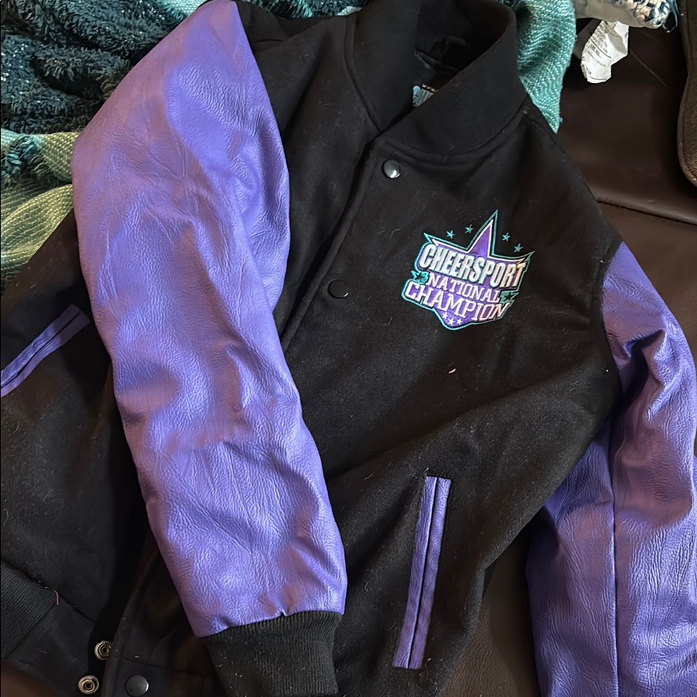 CheerSport National Champion Jacket - Black and Purple